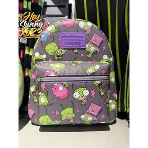 Loungefly Invader Zim GIR Snacks & Pig Mini Backpack